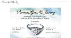 Desktop Screenshot of preciousgemsandjewelry.com